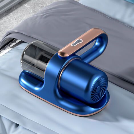 Aspirateur à main sans fil avec une puissance d'aspiration de 13 000 Pa – Stérilisation ultraviolette UV-C – Technologie cyclonique – Filtration haute efficacité – Convient aux matelas et canapés (1/2)