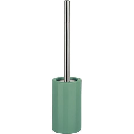 Brosse Wc avec support Céramique TUBE Vert Mousse Spirella (1/2)