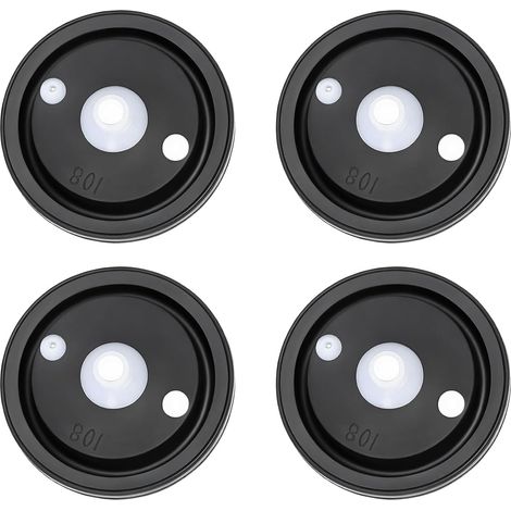4pcs Joint Chasse d'eau WC, Réparation Rapide pour Membrane Flotteur WC de Diamètre 27 mm, Membrane Chasse d'eau Latérale pour l'entretien de la Chasse d'eau des Toilettes (1/5)