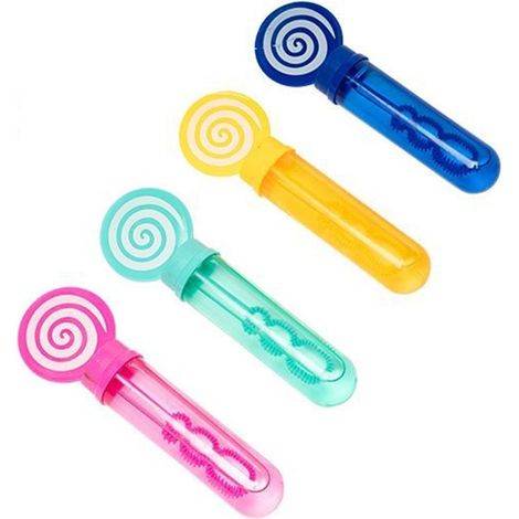 Trade Shop - Set De Burbujas De Jabón De Tubo 6pc Con Caramelo Lollipop 35ml Wand De Los Niños 6560286 - (1/3)