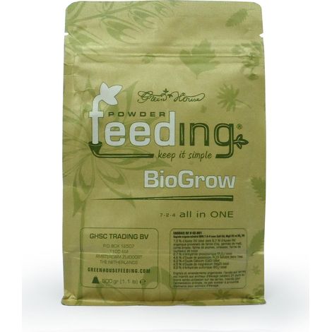 Engrais BIOGROW Powder Feeding 500gr - GREEN HOUSE
