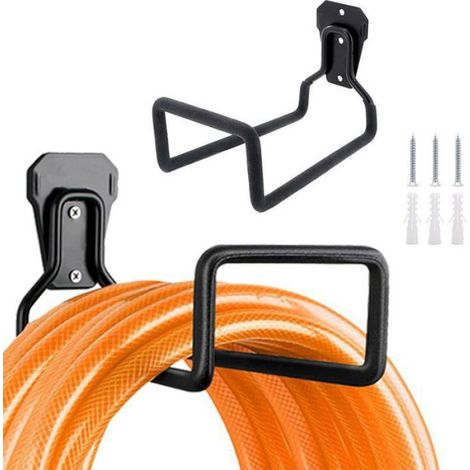 Support Tuyau Arrosage - En Acier Épaissi - Charge Max 100 Pi - Résistant Rouille - Pour Extérieur - 1 Pièce (1/3)