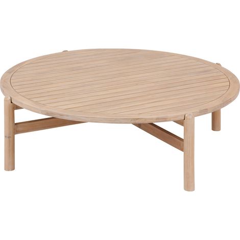 Runder Garten-Beistelltisch Deona Akazie - 120 x 38 cm - FSC® (1/4)