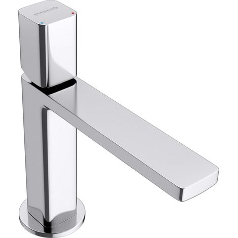 Mai & Mai Rubinetto Miscelatore Monocomando19,6cm, Rubinetto Bagno Lavabo Bidet Lavandino WAO-7901 Bianco (1/5)