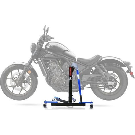 Bequille d'atelier Centrale Power Evo pour Honda Rebel 1100 21-25 bleu