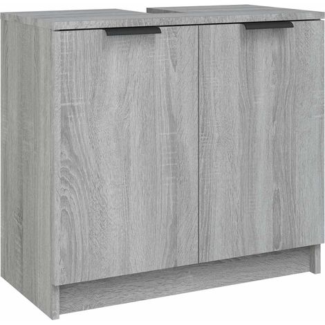 Maison Exclusive - Armoire de bain Sonoma gris 64,5x33,5x59 cm Bois d'ingénierie
