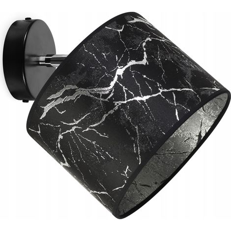 LAMPADA DA SOFFITTO, Applique, Paralume, Motivo Argento