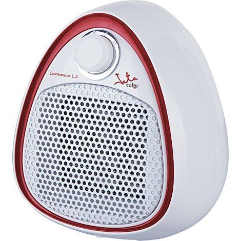 Calentador eléctrico JATA TC73 con 2 niveles de calor y ventilador. 1200 W. Muy silencioso. 45 dB. Calentamiento rápido. Sistema (1/2)