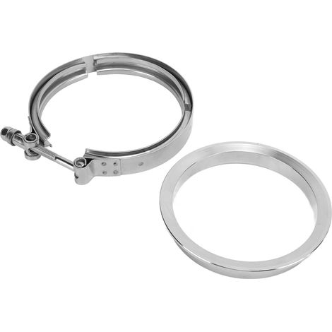 Bride de fixation de downpipe d'échappement 5,75 pouces, remplacement pour turbos Borg Warner S400 S480 S463 S467 T6 (1/5)