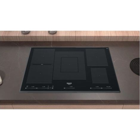 Hotpoint HT 1090 BA Noir Intégré 90 cm Plaque avec zone à induction 5 zone(s) (1/2)