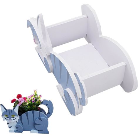 Pot de fleurs en forme de chien, chat ou corgi, bonsaï pour chiot, décoration de jardin ou de cour de villa G03 (1/5)