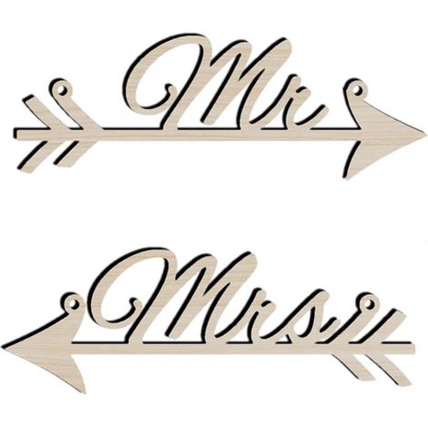 Panneau de mariage en bois Signe de dames et dames Signature décoration chaise de mariage Décoration intérieure