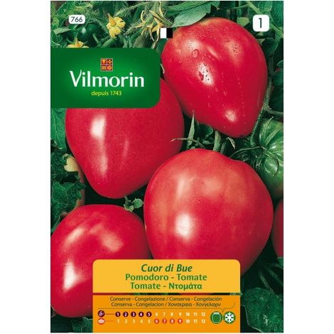 VILMORIN Semillas de TOMATE CORAZON BUEY S-1 766, 1 gr
