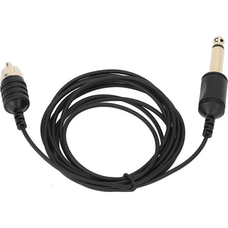 Câble de connexion RCA 1.8m pour machine à tatouer, embout droit et superfin (1/5)