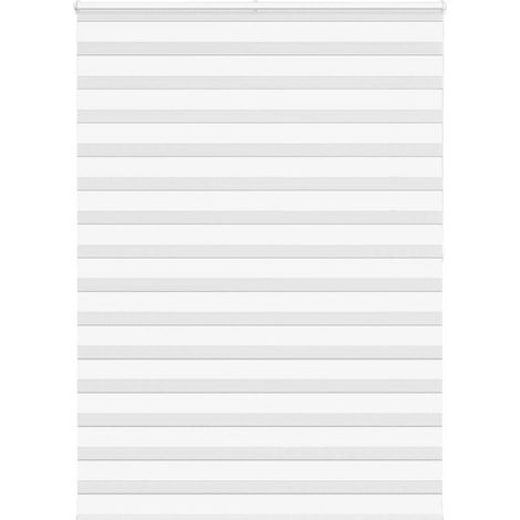 Doppelrollo Weiß 155x200 cm Stoffbreite 150,9 cm Polyester