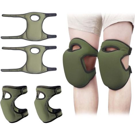 1 paio di ginocchiere antiscivolo, ginocchiere con spugna spessa, ginocchiere per le rotule, ginocchiere da giardino, ginocchiere, ginocchiere da pallavolo (1/5)