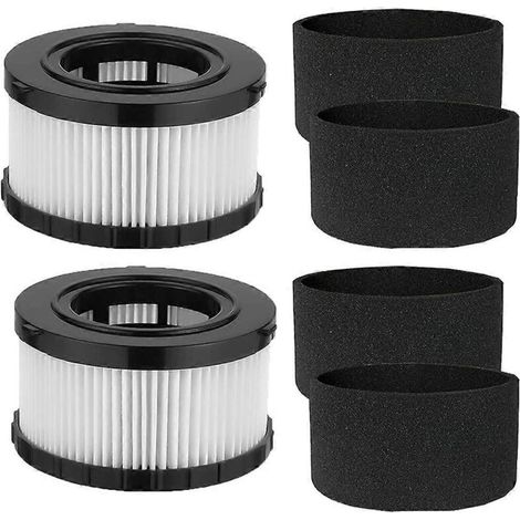 Filtre HEPA DC5151H compatible avec les aspirateurs eau et poussière DC5151H/DC515/DCV517/DCV517B, avec manchon en mousse pour une filtration haute efficacité. (1/5)