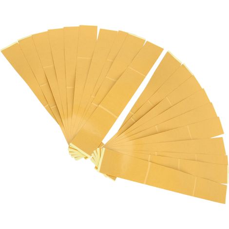 Lot de 20 bandes adhésives double face en PVC, 5 x 35,5 cm (2 x 14 po), pour le positionnement précis des lames de scie à bois. (1/5)