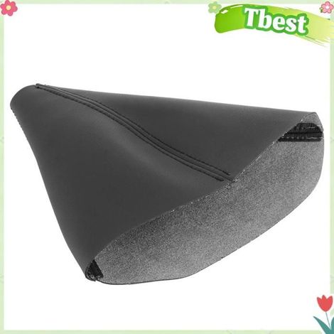 Tbest Couvre‑botte de levier de vitesses Housse De Levier De Vitesses En Cuir PU Souple Pour auto d'amenagement Coutures noires (1/5)