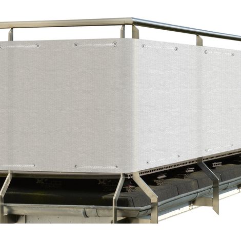 Sol Royal – Brise-vue balcon opaque 90x300 cm – Tissu HDPE 165 g/m² – Résistant aux intempéries et UV – Protection intimité (1/5)