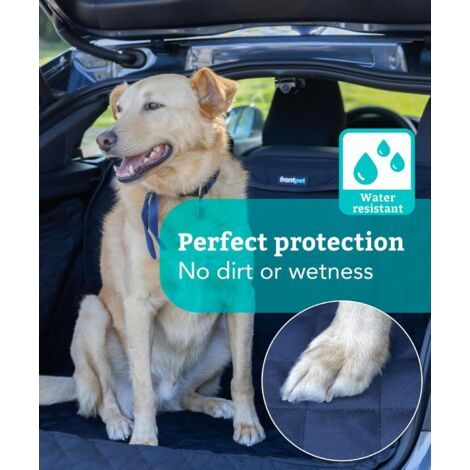 Protection de coffre de voiture en forme de chien, imperméable et antidérapante, avec protection latérale, 155 x 105 cm, convient à la plupart des SUV et fourgonnettes. (1/3)