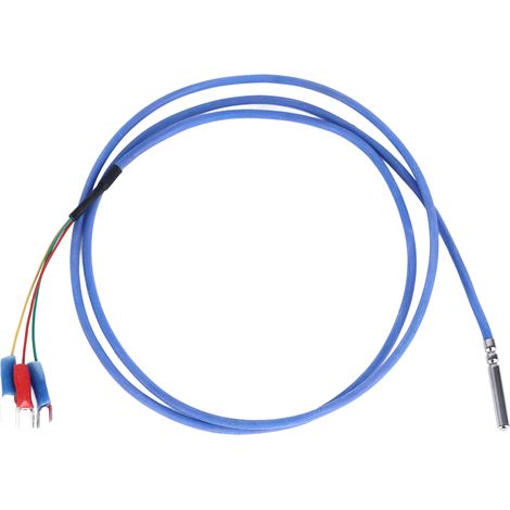 Sonde de capteur de température PT100, 4x30x1000MM, en acier inoxydable plaqué argent, fil PTFE, étanche RTD