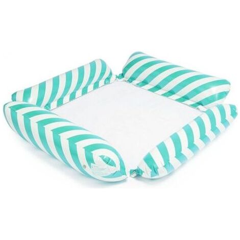 Hamac-lit suspendu en filet résistant pour adultes, avec pompe manuelle bleue incluse – Confort maximal, installation facile et sécurité renforcée (1/5)