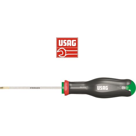 USAG 324 STX T25X100 GIRAVITI IMPRONTA TORX CACCIAVITE PER VITI DI SICUREZZA (1/3)