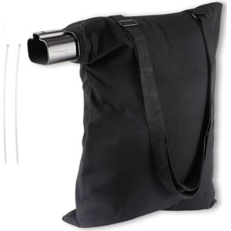 Sac d'aspirateur de rechange pour souffleur de feuilles Black & Decker BV2900 BV3100 – Mélange de coton et de polyester, fermeture éclair en bas, nettoyage de cour et jardin (1/5)