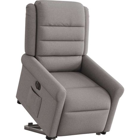 Maison Exclusive - Relaxsessel mit Aufstehhilfe Elektrisch Taupe
