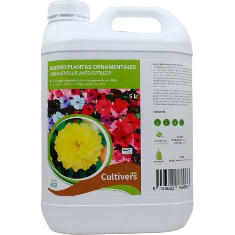 CULTIVERS Engrais plantes ornementales Layquido 5 L