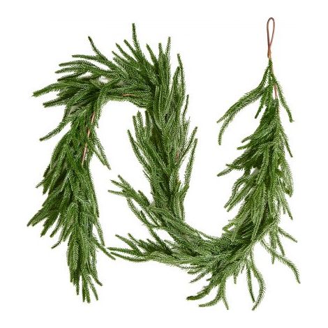 Guirlande de Noël - 1 - 5 m - Guirlande de Pin Norfolk Artificiel (1/5)