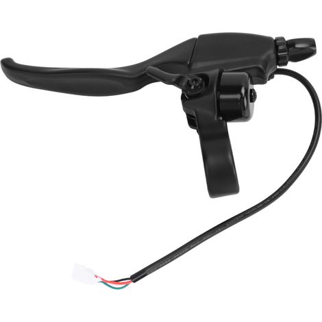 Levier de frein gauche universel 3 broches en alliage d'aluminium ergonomique pour trottinette électrique avec sonnette (1/5)