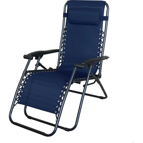 Lettino Aktive Azzurro 52 x 102 x 68 cm (1/2)