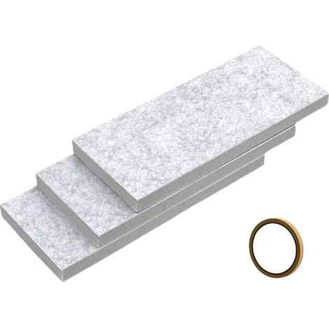 Lot de 3 panneaux isolants en feutre pour fenêtre de climatisation, joints d'aération réglables et résistants aux intempéries, isolation en mousse pour portable (1/5)