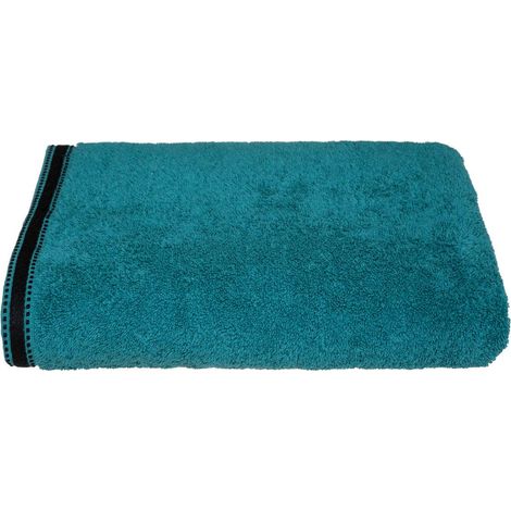 TOALLA BAÑO PREMIUM COLOR VERDE PETROL 100x150cm