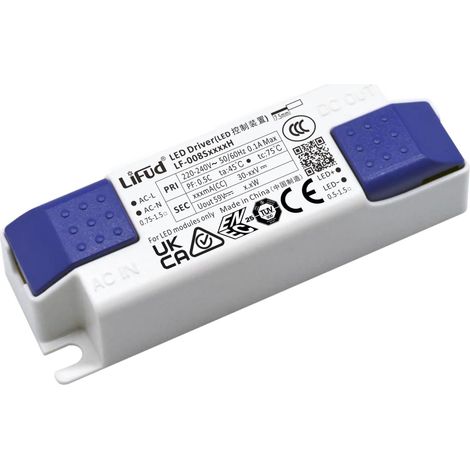 Driver  220-240V Salida 30-40V 200mA DC 9W LF-008S0200H 9 W (1/3)