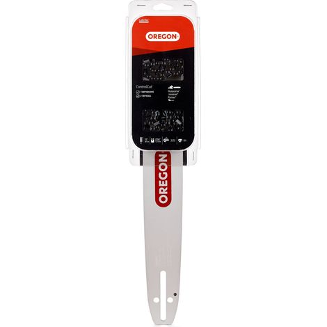 Oregon Schienen-Ketten-Set 1+2 AdvanceCut mit 1 Führungsschiene und 2 Sägeketten 325", 1.5 mm, 38 cm, 64 Tgl.