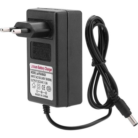 Adaptateur Secteur 8.4V 2A pour Chargeur Batterie Lithium-Ion, Compatible Voiture Équilibre et Jouet (1/4)