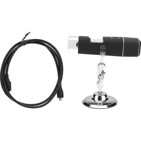 Microscope numérique sans fil WiFi 1000X pour iPhone Android, HD 2MP portable avec USB (1/5)