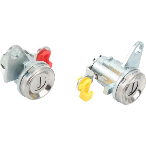 Jeu de cylindres de serrure de porte conducteur passager avec clé 69051-12340 Remplacement pour Corolla 1993-1997 (1/5)