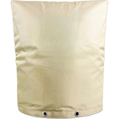 (43x52cm-Beige) Tuyau De Couverture De Robinet d'eau Poche Isolée Protecteur De Tuyau d'hiver Extérieur (1/4)