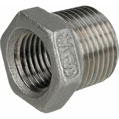 Réduction en inox 3/8'' x 1/4'' FM/FF