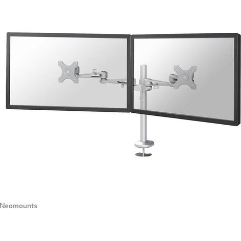 Soporte de escritorio NEWSTAR FPMA-D935DG - Para dos pantallas planas de hasta 26" 65 cm - 25,4 cm a 68,6 cm (1/4)