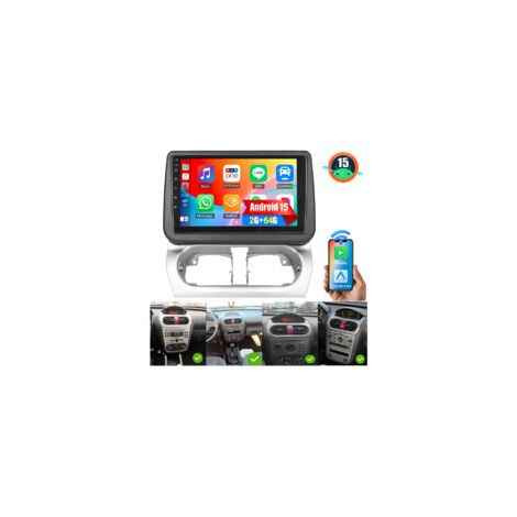 Android 15 Auto-radio GPS WiFi RDS pour Opel Corsa C Combo Tigra Twintop 32/64G - 2+64G