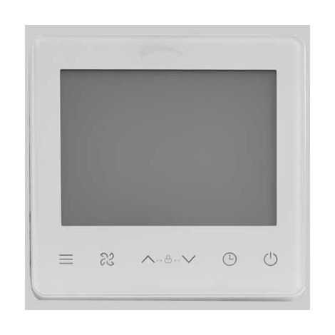 TERMOSTATO CON DISPLAY PER INSTALLAZIONE A BORDO UNITA' - TES FC 3V