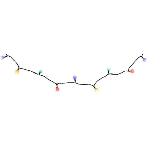 Lichterkette MagicHome Weihnachten Cherry Balls, 100x LED mehrfarbig, IP44, 8 Funktionen, Beleuchtung, L-9,90 m (1/3)