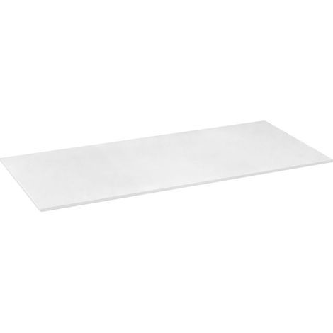 SKARA Plan de travail Rockstone 100,5x1,2x47cm, blanc mat (1/3)