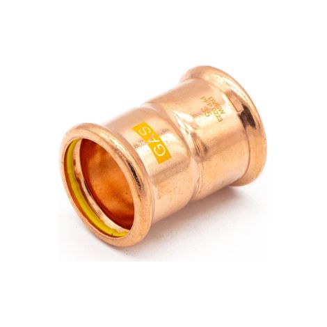 PrimaPress Copper Pressfit Gas 35mm Coupler for Fast Install (1/2)
