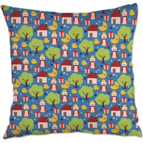Housse de coussin 45x45 cm en polyester durable pour canapé, chambre, salon (1/5)